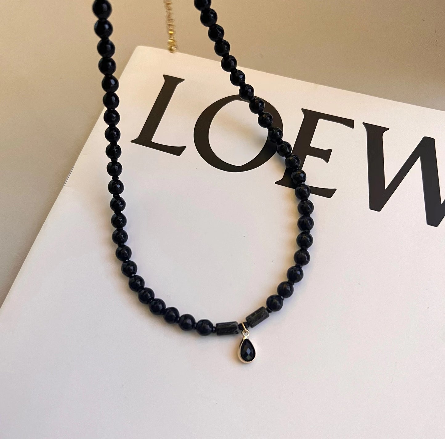 Madrid Holiday Natural Stone Tiger Eye Necklace