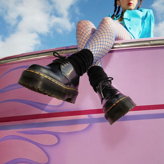 Women's Fashionable Retro Lace Up Boots