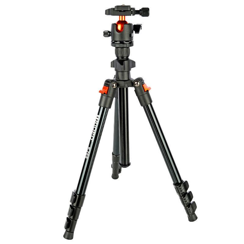K268 Aluminum Alloy Folding Portable SLR Camera Tripod
