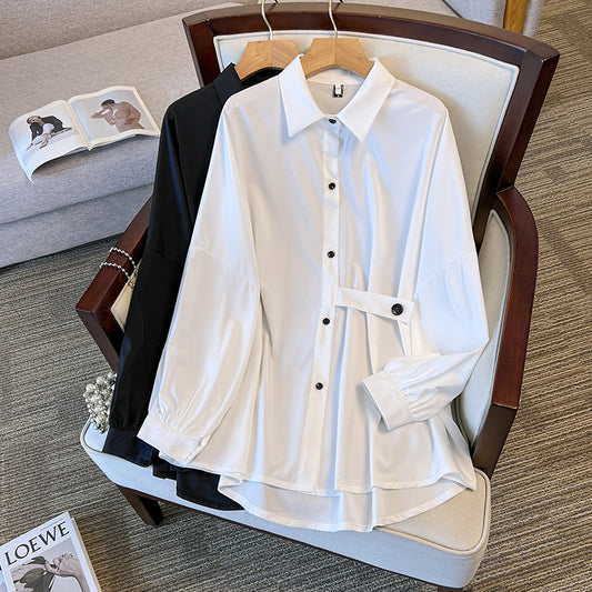 Early Spring Plump Girls Plus Size Tencel Jacket Women